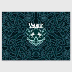 Поздравительная открытка Valheim шлем с рогами
