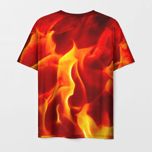 Мужская футболка 3D Fire Fox, цвет 3D печать - фото 2