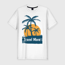 Мужская футболка хлопок Slim Travel more