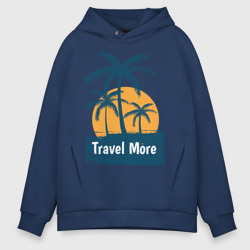 Мужское худи Oversize хлопок Travel more