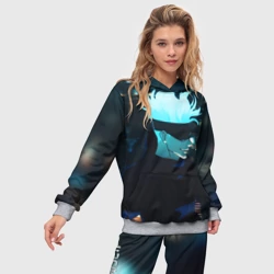 Женский костюм с толстовкой 3D Магическая битва - фото 2