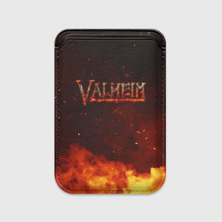 Картхолдер Magsafe магнитный Valheim   огненный   лого