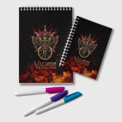 Блокнот Valheim символ черепа