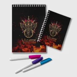 Блокнот Valheim символ черепа