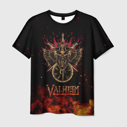 Мужская футболка 3D Valheim символ черепа