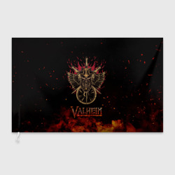Флаг 3D Valheim символ черепа