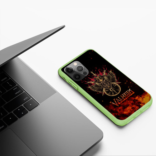 Чехол для iPhone 12 Pro Max с принтом Valheim символ черепа, фото #5