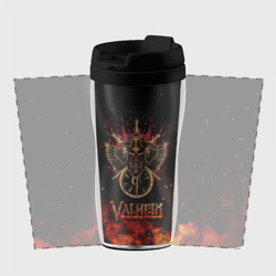 Термокружка-непроливайка Valheim символ черепа - фото 2