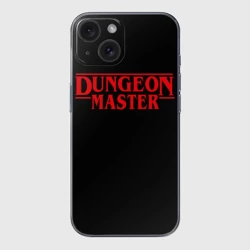 Чехол для iPhone 15 силиконовый с защитой камеры Stranger Dungeon Master