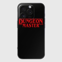 Чехол для iPhone 16 Pro силиконовый с защитой камеры Stranger Dungeon Master
