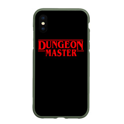 Чехол для iPhone XS Max матовый Stranger Dungeon Master