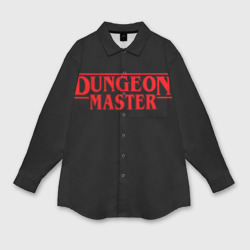 Женская рубашка oversize 3D Stranger Dungeon Master