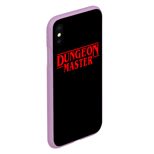 Чехол для iPhone XS Max матовый Stranger Dungeon Master, цвет сиреневый - фото 3