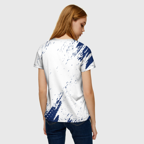 Женская футболка 3D с принтом TOTTENHAM HOTSPUR, вид сзади #2