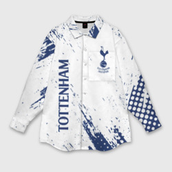 Женская рубашка oversize 3D Tottenham Hotspur