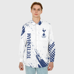 Мужская рубашка oversize 3D Tottenham Hotspur - фото 2