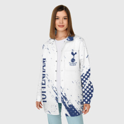 Женская рубашка oversize 3D Tottenham Hotspur - фото 2