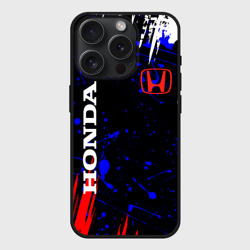 Чехол силиконовый для Apple iPhone 15 Pro матовый Honda