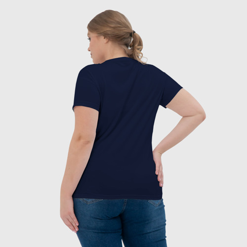 Женская футболка 3D с принтом Cthulhu Good Luck, вид сзади #2
