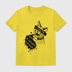 Мужская футболка хлопок Кровосток Покажи как подстрижена твоя мышка