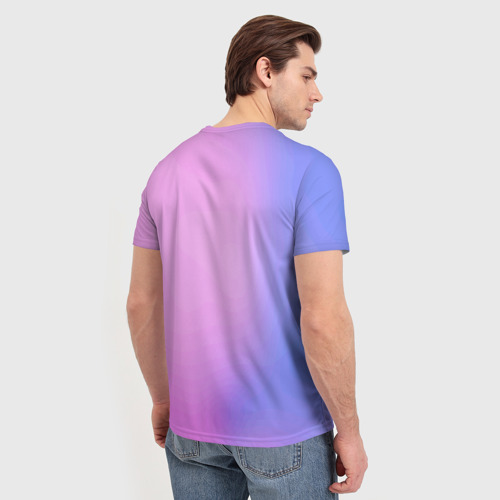 Мужская футболка 3D с принтом BLACKPINK, вид сзади #2