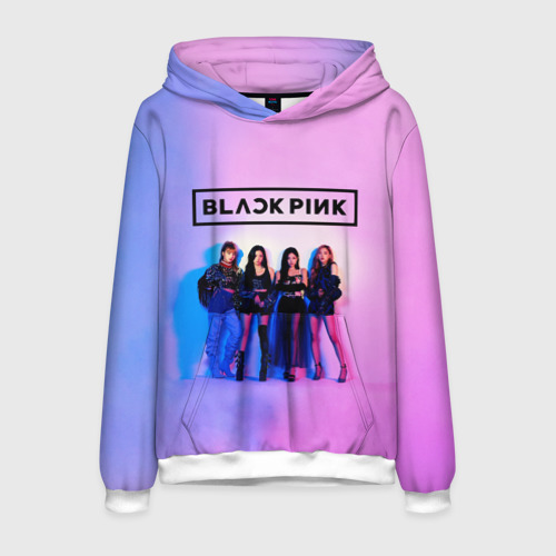 Мужская толстовка 3D Blackpink, цвет белый