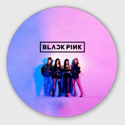 Круглый коврик для мышки Blackpink