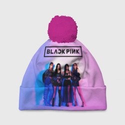 Шапка 3D c помпоном Blackpink