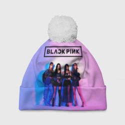 Шапка 3D c помпоном Blackpink