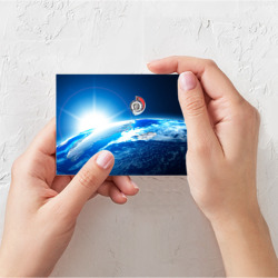 Поздравительная открытка Юрий Гагарин Планета Земля - фото 2