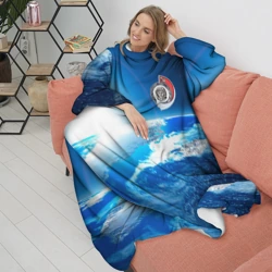 Плед с рукавами Юрий Гагарин Планета Земля - фото 2