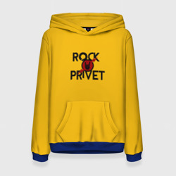 Женская толстовка 3D Rock privet