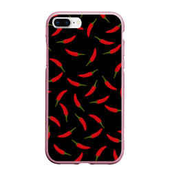 Чехол для iPhone 7Plus/8 Plus матовый Chili peppers