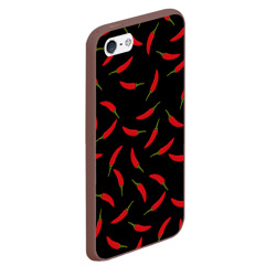 Чехол для iPhone 5/5S матовый Chili peppers - фото 2
