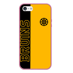 Чехол для iPhone 5/5S матовый NHL Boston Bruins