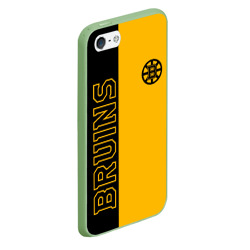 Чехол для iPhone 5/5S матовый NHL Boston Bruins - фото 2