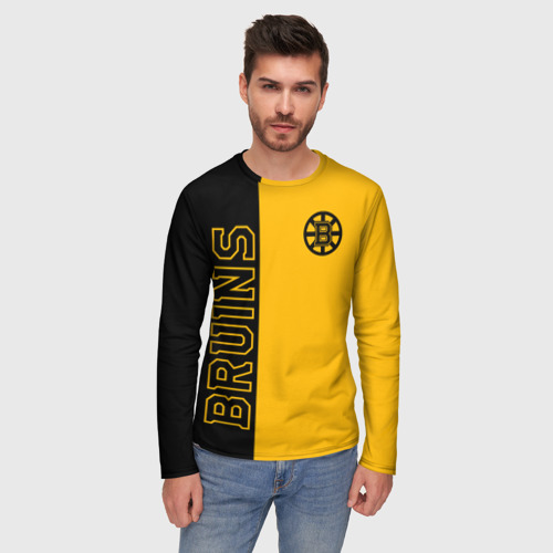 Мужской лонгслив 3D NHL Boston Bruins - фото 3