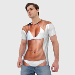 Мужская футболка 3D Perfect body - фото 2