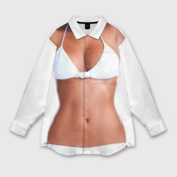 Женская рубашка oversize 3D Perfect body