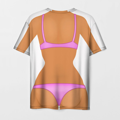 Мужская футболка 3D Tanned body, цвет 3D печать - фото 2