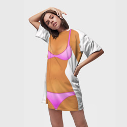 Платье-футболка 3D Tanned body - фото 2