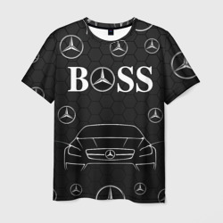 Мужская футболка 3D Boss Mercedes-Benz