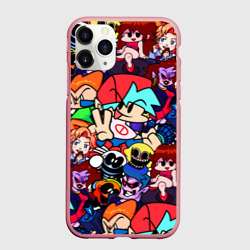Чехол для iPhone 11 Pro Max матовый Friday Night Funkin все