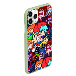Чехол для iPhone 11 Pro Max матовый Friday Night Funkin все - фото 2