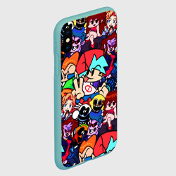 Чехол для iPhone XS Max матовый Friday Night Funkin все - фото 2