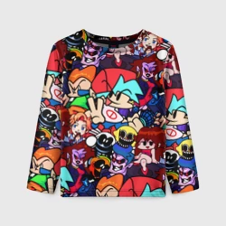 Детский лонгслив 3D Friday Night Funkin все