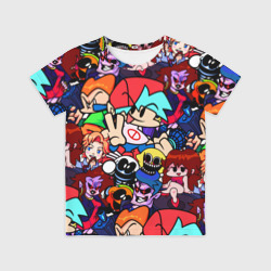 Детская футболка 3D Friday Night Funkin все