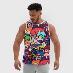 Мужская спортивная майка 3D Friday Night Funkin все - фото 2