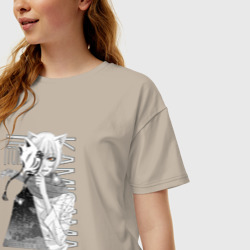 Женская футболка хлопок Oversize Очень приятно, Бог - фото 2