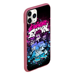 Чехол для iPhone 11 Pro Max матовый Friday Night Funkin Neon - фото 2